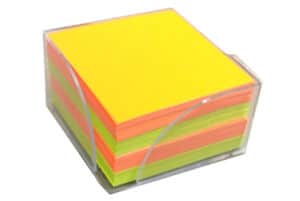 נייר ממו צבעוני + מתקן