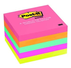 מדבקות תזכורת זוהר POSTIT 75/75 PK5 654