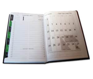 "בשן" - יומן משרדי יומי A5 מדורג