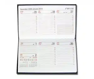 יומן שולחני שבועי אביב PU