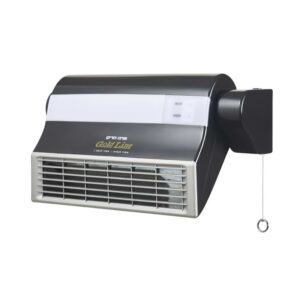 מפזר חום לאמבטיה טורבו הוריקן קלאסיק שחור W2800 ATL-138C Gold Line