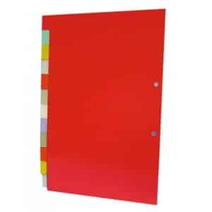 חוצץ מנילה פוליו מדורג / אב/ 1/12 1/7