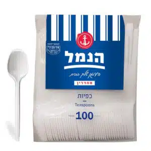 כפיות 100 יח' - בסיטונאות | הנמל אריזות ושיווק