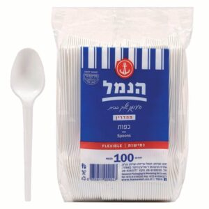 כפות חד פעמיות - 100 יח' - לא שביר | הנמל אריזות ושיווק