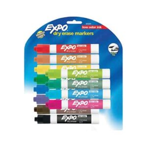 סט 12 טושים ללוח מחיק ראש קטום