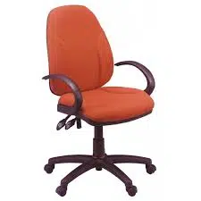 כיסא מזכירה דין עם ידיות ברבור