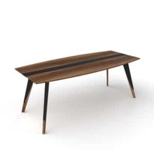 שולחן ישיבות - דגם טרנד מעוגל