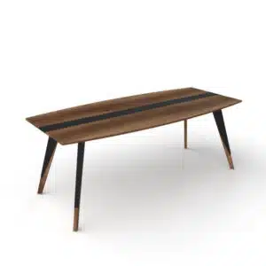 שולחן ישיבות - דגם טרנד מעוגל