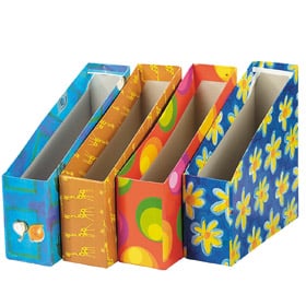 קופסה לקטלוג קרטון פרחוני זוג