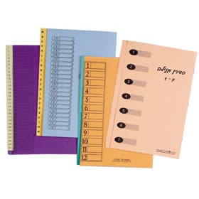 סדרן מנילה פוליו כריכה רכה מבחר דגמים