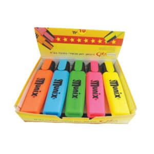 טוש הדגשה - מגוון צבעים מארז 10 יח