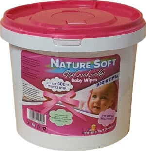 מגבונים לניקוי הגוף 1/6 בקרטון