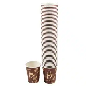 כוס לאקספרסו חד פעמי בקרטון יש 20 שרוולים