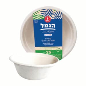 קערות למרק - מקנה סוכר טבעי 25 יח` - בסיטונאות | הנמל אריזות ושיווק