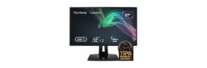 מסך מחשב לצלמים/מעצבים 27"ViewSonic VP2768A QHD IPS - צבע שחור שלוש שנות אחריות ע"י יבואן רישמי