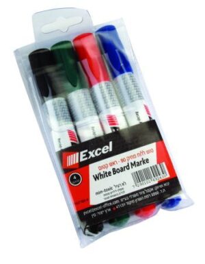 סט 4 צבעים א ללוח מחיק