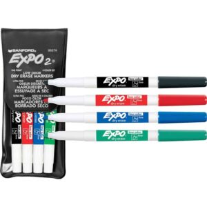 סט 4 טושים דקים ללוח מחיק