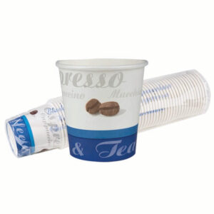 כוסות חד פעמי לשתייה חמה 50 יח' | גודל 8B | הנמל אריזות ושיווק