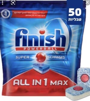 טבליות למדיח 50 יח