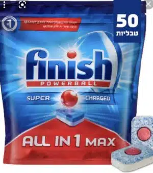 טבליות למדיח 50 יח