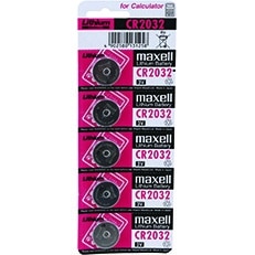 Lithium battery CR2032 מארז 5 סוללות