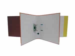 קלסר מהודר חצי פלסטיק חצי קרטון גב 8