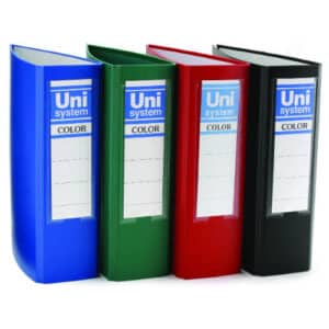 קלסר מהודר גב 8 אוקטב עברית מצופה פלסטיק מבחר גוונים