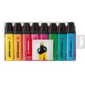 טוש הדגשה סטבילו 8 יח׳ בחבילה