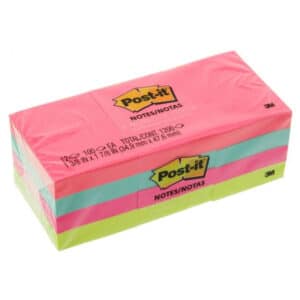 מדבקות תזכורת זוהר POSTIT 38/50 AN653 3M