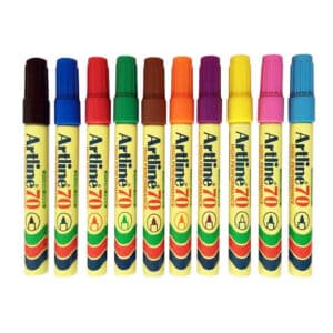 טוש ארטלין 70 פרמננט  במגוון צבעים מארז 12 יח