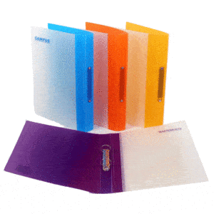 תיק טבעות מפל שקוף גב 3 ס"מ