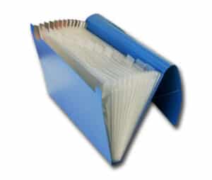 תיק הרמוניקה גודל A4 (צבע אחד) 1/12