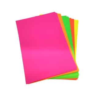 בריסטול זוהר A4 מעורב 50 יח׳ בחבילה