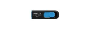 זיכרון נייד ADATA 128GB AUV128 USB 3.1 - צבע כחול חמש שנות אחריות ע"י היבואן הרשמי