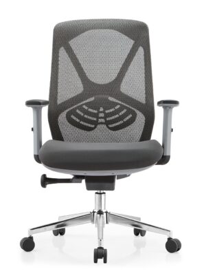 כיסא ארגונומי מדגם B908 K גוף אפור
