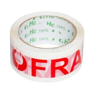 סרט הדבקה PVC מודפס שני צבעים 50 מ״מ