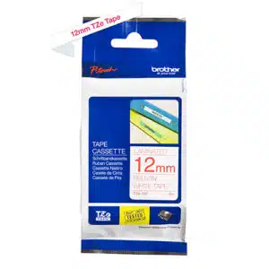 סרט מקורי פיטאצ' 12 מ"מ TZE-232 - אדום על לבן