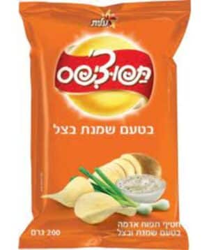תפוצ'יפס שמנת בצל 200 גרם