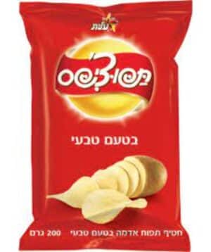 תפוצ'יפס טבעי 200 גרם