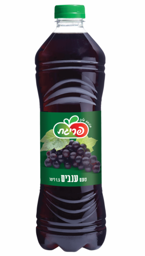 מיץ ענבים פריגת 1.5 ליטר אריזה 12 יח