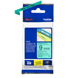 סרט מקורי פיטאצ' 9 מ"מ TZE-121 - שחור על ירוק