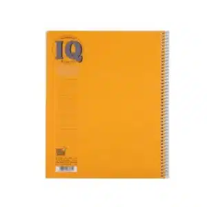 מחברת ספירלה  כריכה פלסטיק A4 שורה 72 דף