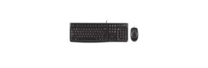 סט מקלדת ועכבר Logitech MK120 - צבע שחור שנתיים אחריות ע"י היבואן הרשמי