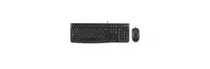 סט מקלדת ועכבר Logitech MK120 - צבע שחור שנתיים אחריות ע"י היבואן הרשמי