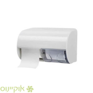 מתקן לנייר טואלט אופקי כפול מפלסטיק