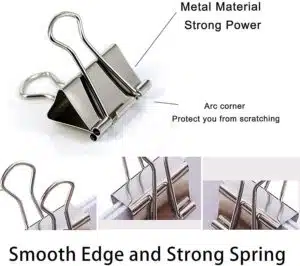 לחצן מתקפל שחור מתכת