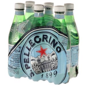 מים מנרלים מוגזים , 24 בקבוקי סן פלגרינו 500 מ"ל