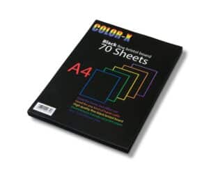 חוצצים מבריסטול שחור A4