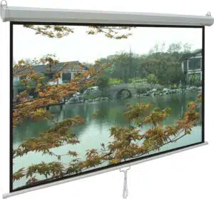 מסך הקרנה ידני 1.53X1.53 מטר BSM